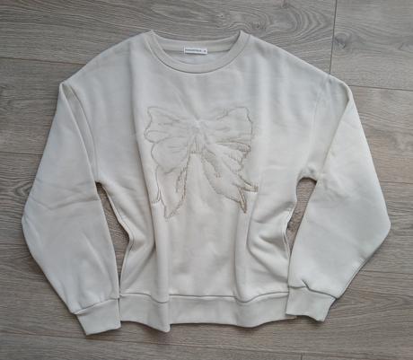 Bezova mikina s vysivkou, m