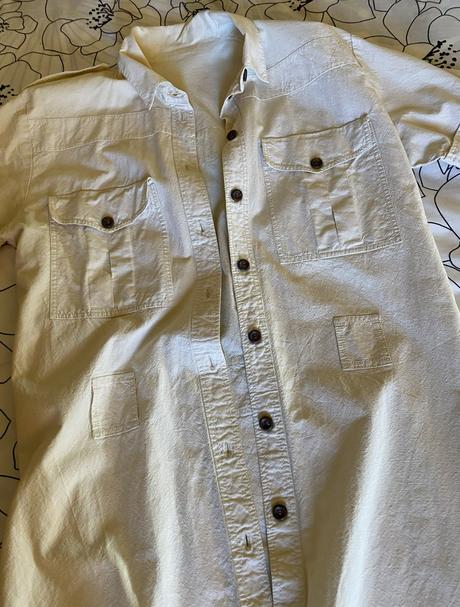 Ľanové košeľové šaty v. s/m, s