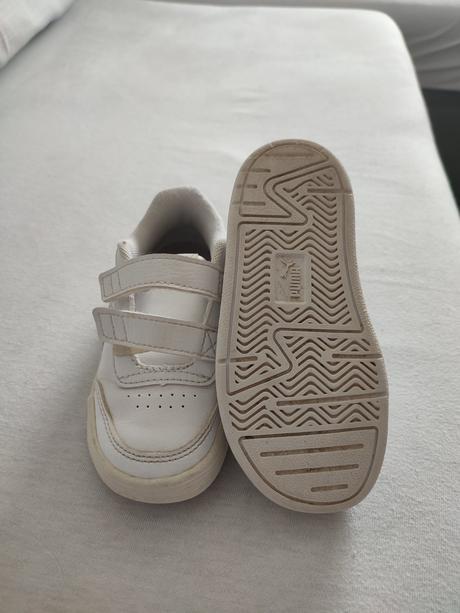 Tenisky puma bielo- strieborné veľ.25, puma,25