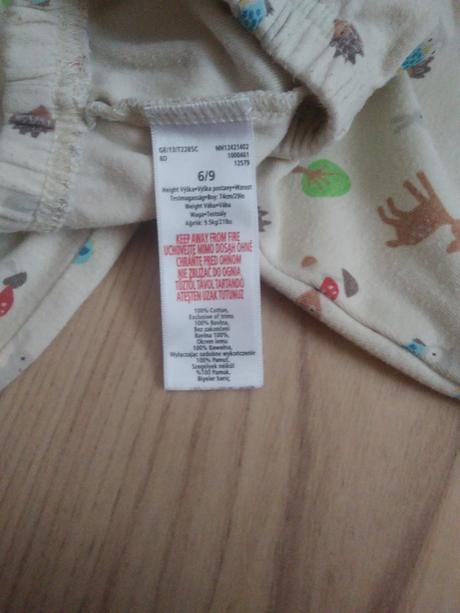 Bavlnené polodupačky, 74