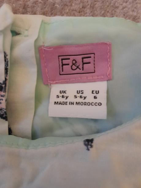 Predám detské šaty, f&f,116