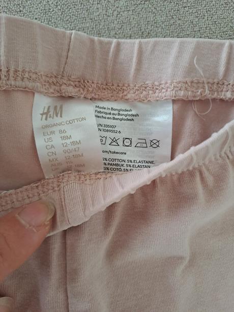 Šaty s legínami, h&m,86