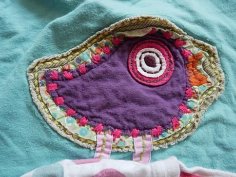 Tričko s vtáčikom, next,104