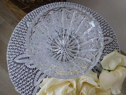 Miska -kryštálová-top top stav,, 