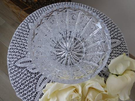 Miska -kryštálová-top top stav,, 