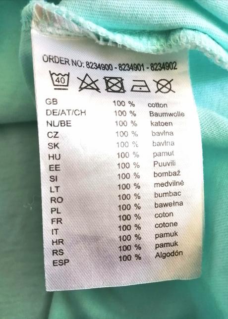 Tričko jean pascale, veľ. s, tyrkysové, takko,s