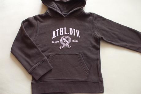 Mikina s ružovou aplikáciou, h&m,116