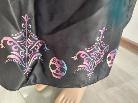 Kostra muerte karnevalové šaty veľ.122-128,