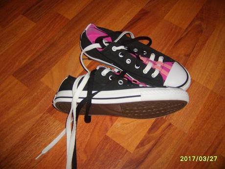 Plátenky, converse,37