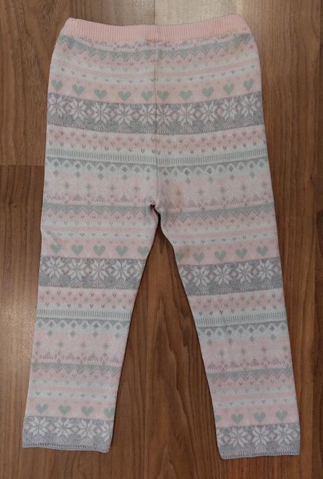 Dievčenské legíny so zimným motívom c&a, c&a,92