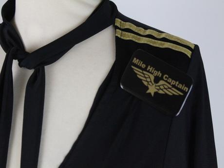 Letecká kapitánka šaty veľ. s a,