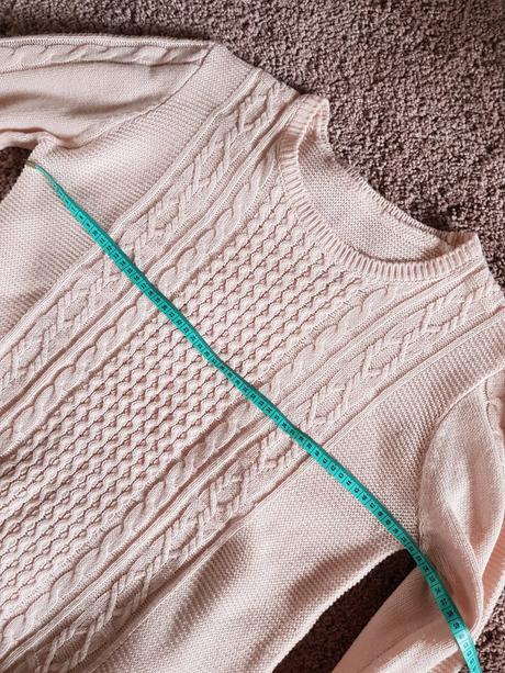 Bledoružový teplučký pulovrík vel.m/l, m