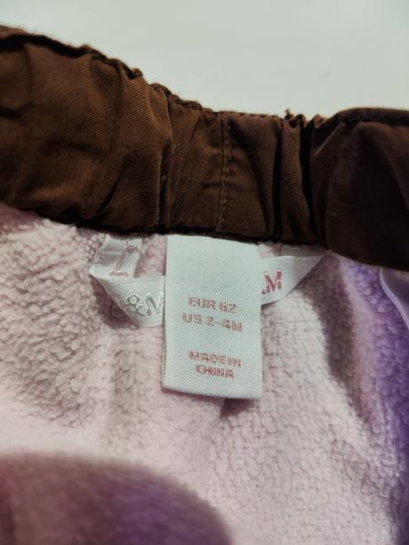 Zateplené nohavice h&m, h&m,62