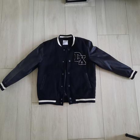 Bombera s koženkovými rukávmi, lindex,152