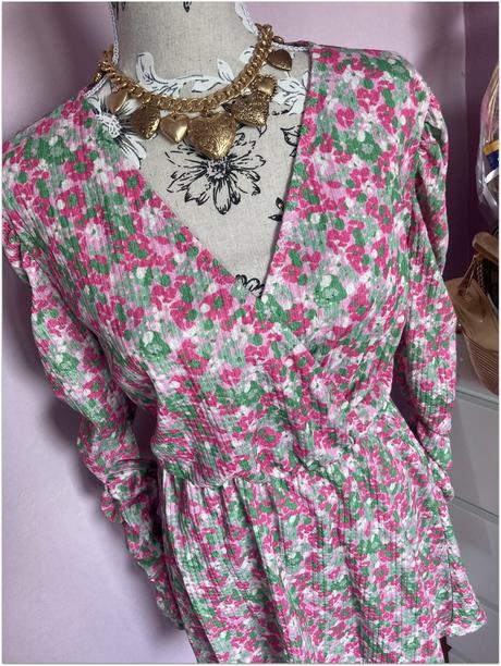 Mini šaty s kvetinovým vzorom, reserved,m