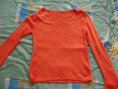Oranžový sveter, l
