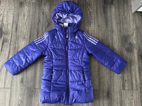 Zimný predĺžený kabátik, adidas,110