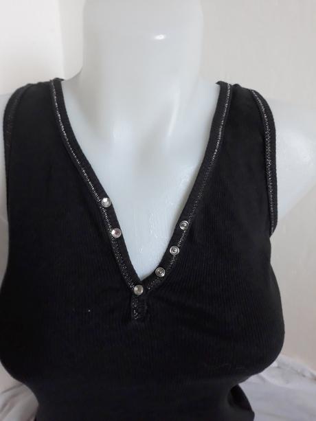 Rebrované tielko, s