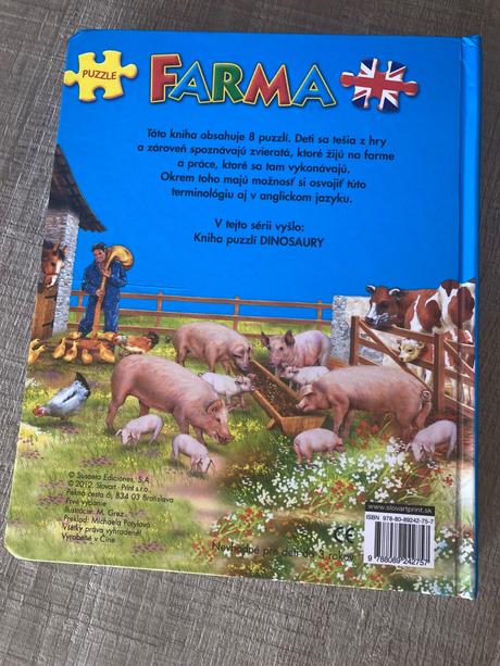 Farma - puzzle, anj slovíčka,