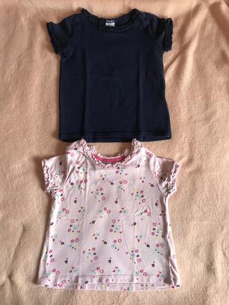 Tričká 2 ks, h&m,80