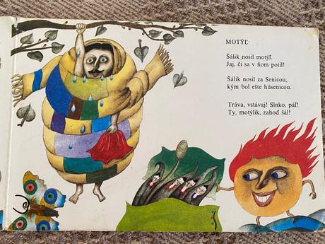 Retro staré leporelo všetko letí čo má krídla 1982,