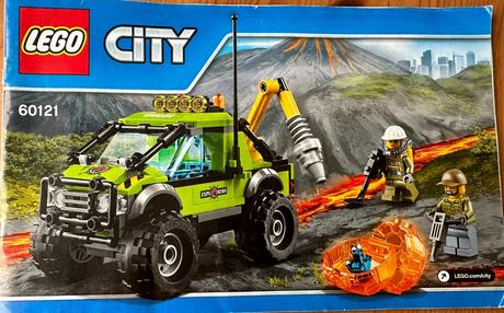 Lego city 60121 sopečné prieskumné vozidlo, 