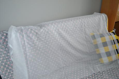 Biela záclona 80x120cm,