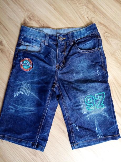 Rifľové trištvrťové nohavice., 140