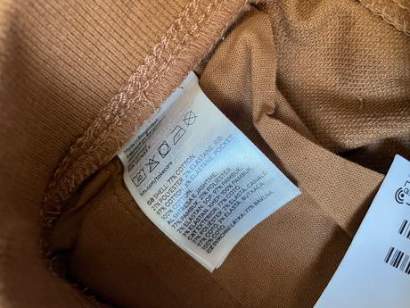 Škoricové cargo nohavice, h&m,134