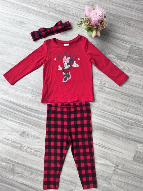 3-dielny červený set minnie, f&f,86