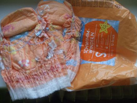 Plávacie plienky darujem, babylove,4 kg - 9 kg