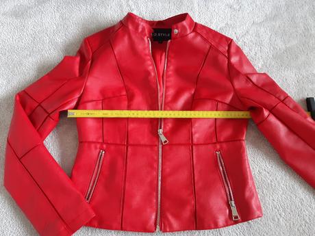Koženková bunda s, 36