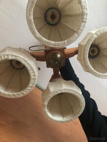 Drevený štýlový luster, 