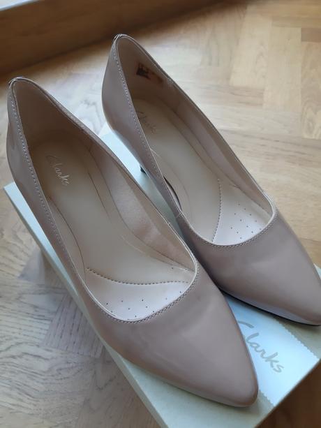 Kožené lodičky clarks 35 1/2, clarks,35
