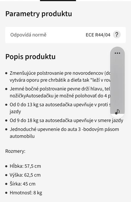 Autoaedačka chicco eletta comfort 0 -18 kg, chicco