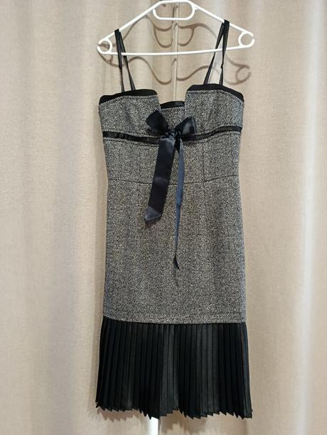 Šaty slávnostné rybia kosť , veľ. 38 - kráásne, 38