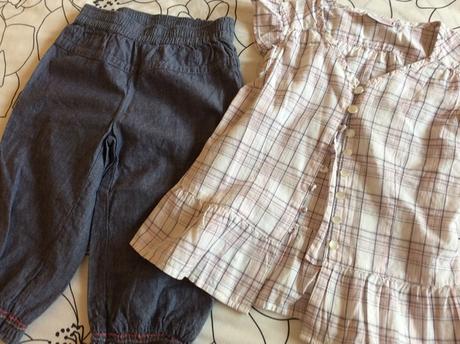 Ľahké letné nohavice zn. next v. 104 - 3-4 r., next,104