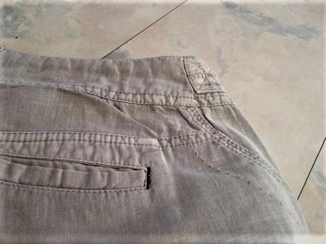 Ľanové tenké voľné nohavice l/xl, dorothy perkins,l