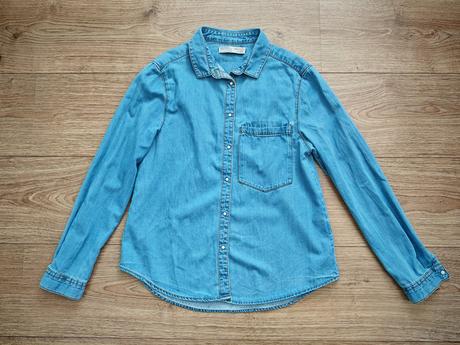 Skvelá riflová košeľa, zara,152