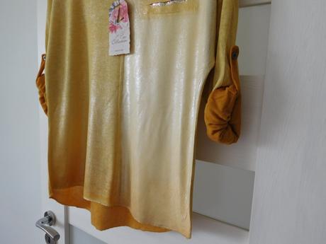 Tričko horčicovej farby dámske ľahúčke dr.-s/m, l