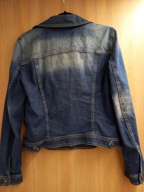 Jeansova bunda, benetton,l