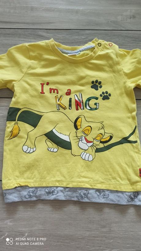Tričko leví kráľ 98, disney,98