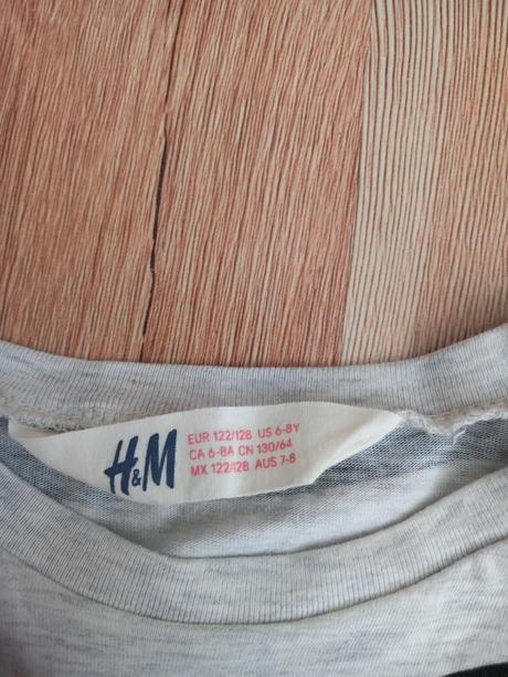 Tričká, cena spolu, h&m,122