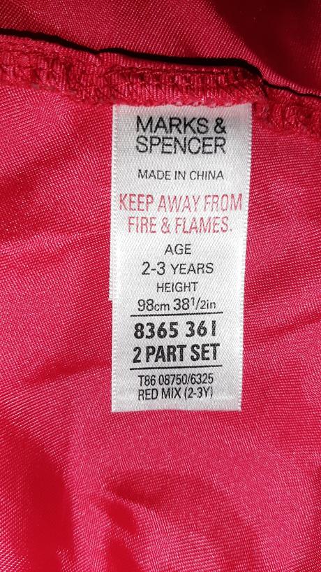 Vianočný /karnevalový kostým 98 /104 m&s, 98