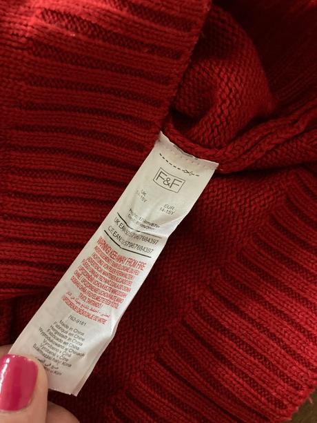 Vianočný sveter, f&f,164