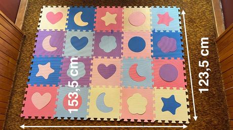 Detská hracia podložka - puzzle, 