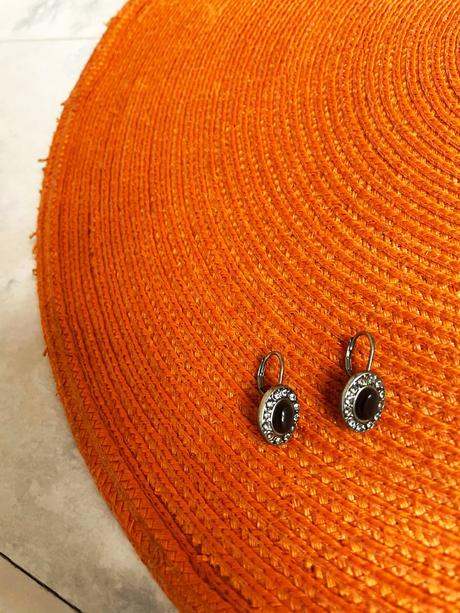 Rustikálne starožitné náušnice,