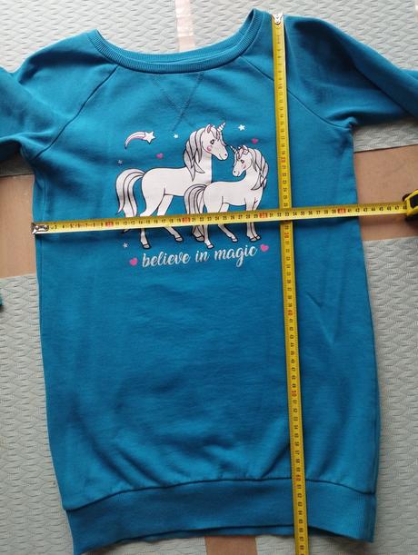 Dievčenská predĺžená mikina (šaty), bonprix,140