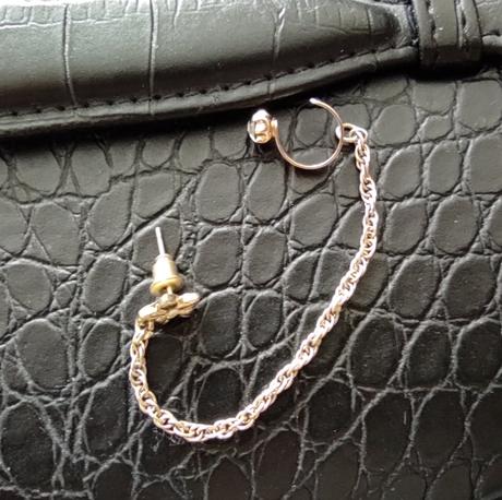 Náušnica s retiazkou, 