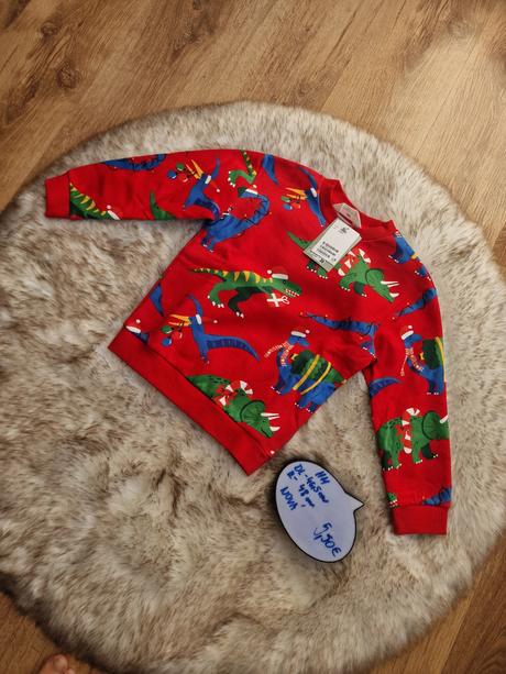 Vianočná mikinka 110/116, h&m,110